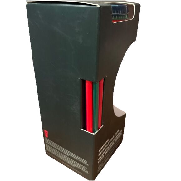 Starbucks NEW in Box Reusable Cold Cups Lids & Straws 24 Oz 5 Pieces Holiday - Picture 3 of 7